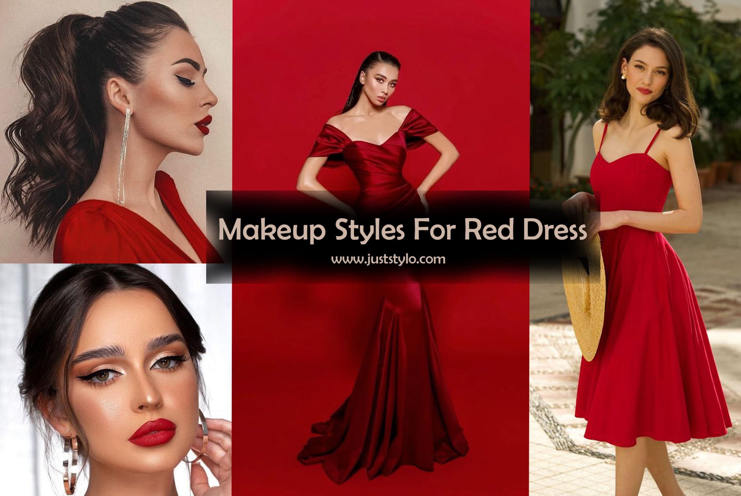 Makeup Styles For Red Dress
