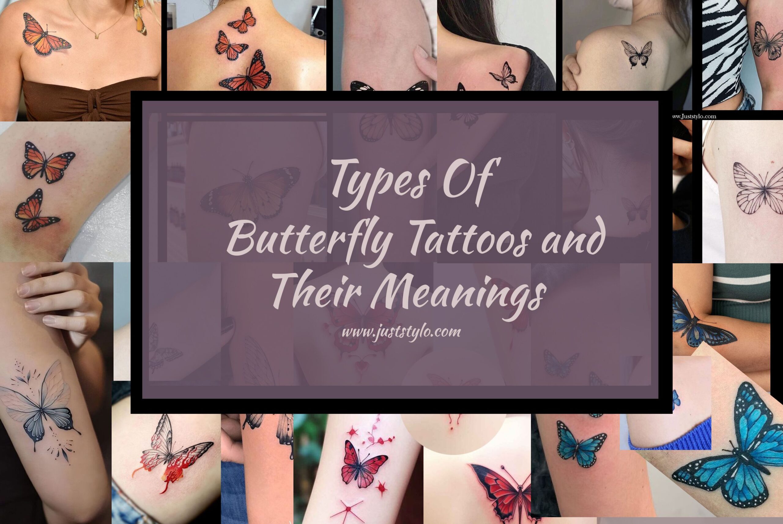 Types Of Butterfly Tattoos
